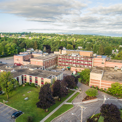 Alice Hyde Medical Center from the air