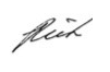 Dean Page Signature