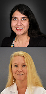 Sherrie Khadanga, M.D, and Jennifer Kelly, D.O. headshots.