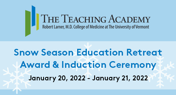 Snow Season Education Retreat Award & Induction Ceremony graphic